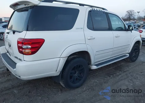 2003 Toyota Sequoia Limited V8 z USA, uszkodzony, nr VIN 5TDBT48A43S200580